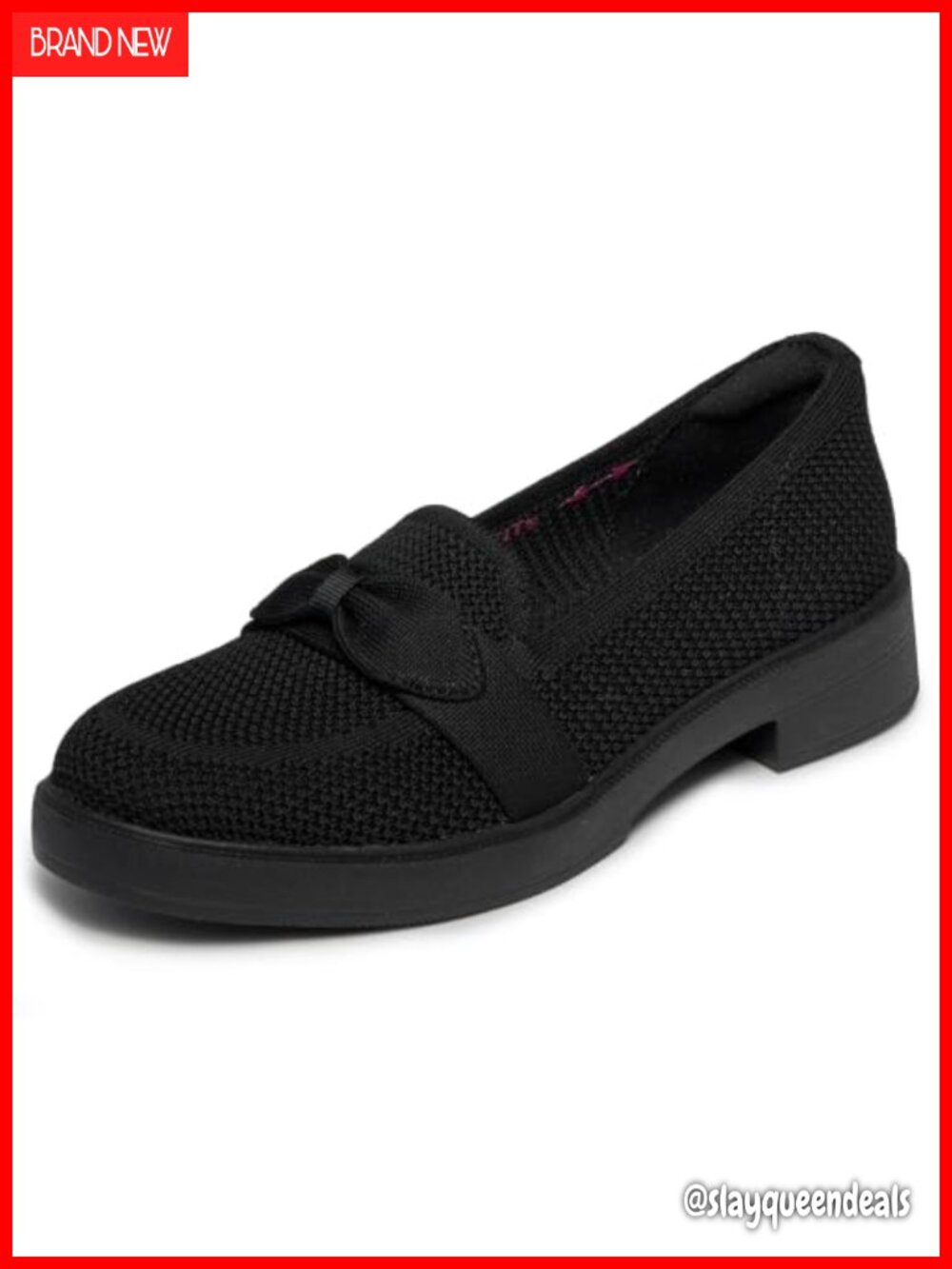 Vegan Knit Loafer Sneaker with Memory Foam Comfort